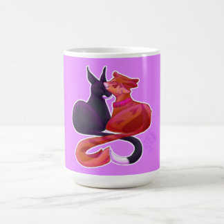 Princesa lésbica Loving Caneca dos gatos do