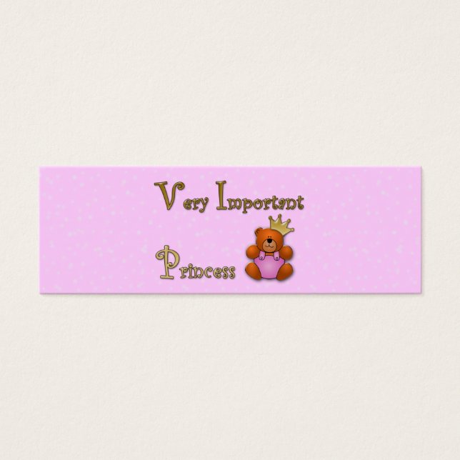 Princesa muito importante - loja de papel (Frente)