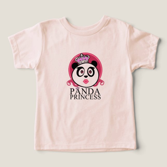 Princesa Panda Panda Rainha Fofo  (Design frontal)