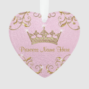 Princesa personalizada Ornamento Dobro Sided