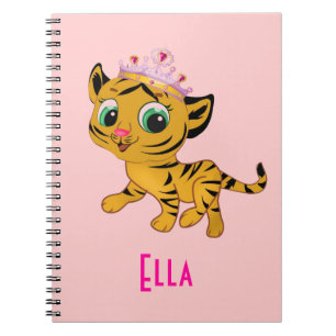 Princesa personalizada Tigress Caderno do tigre da