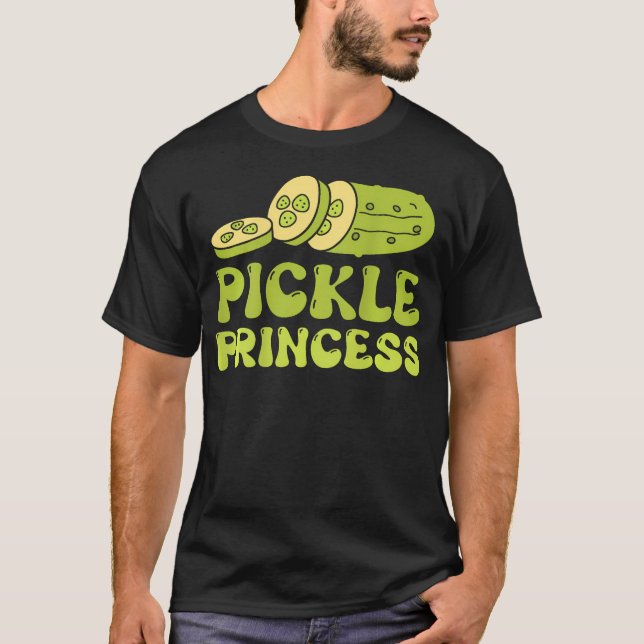 Princesa Pickle Groovy Divertida Camiseta de Menin (Frente)