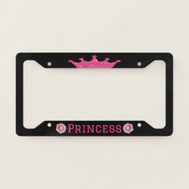 Princesa rosa em preto