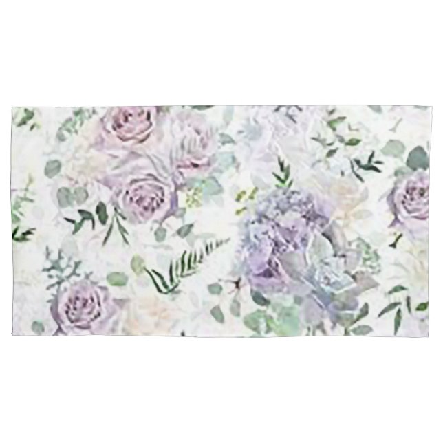 Princesa Rosa King Size Pillowcase (Frente-Esquerda)