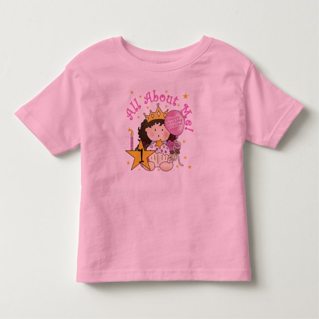 Princesa Sobre Os Meus Camisetas primeiros anivers (Frente)
