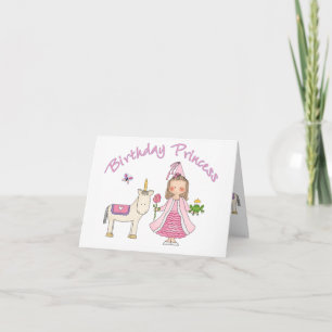 Princesa Unicorn Birthday Girl Fill-in Convite