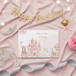  Princess 4th Pink Castle Unicorn Birthday Party 