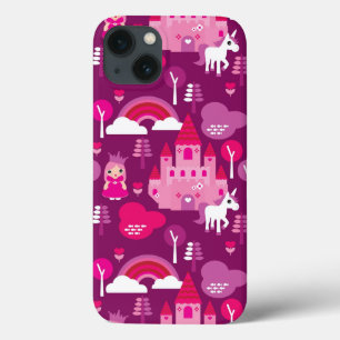 princess castle and unicorn rainbow