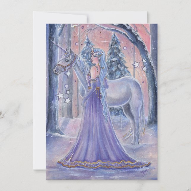 Princess Lumi with Unicorn art By Renee Lavoie (Frente)