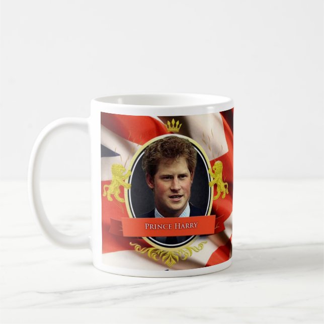Príncipe Harry Histórico Caneca (Esquerda)