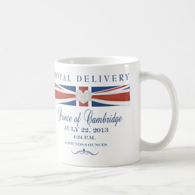 Príncipe real da caneca da lembrança de Cambridge (Direita)