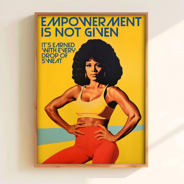 Printable Gym Wall Art 70s Poster Gym Art Print Fi (Criador carregado)