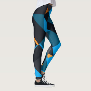 Prism Shard • Leggings com Padrão Geométrico Abstr