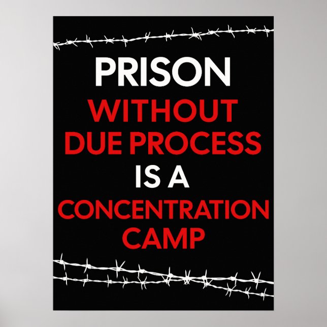 Prison Without Due Process Poster & DOWNLOAD (Frente)