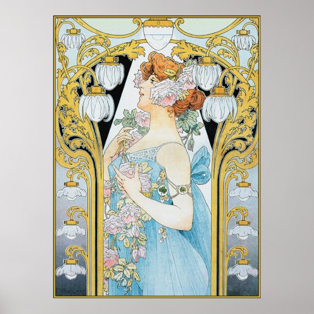 Privat-Livemont Poster Impressão: Le bec Liais (Frente)