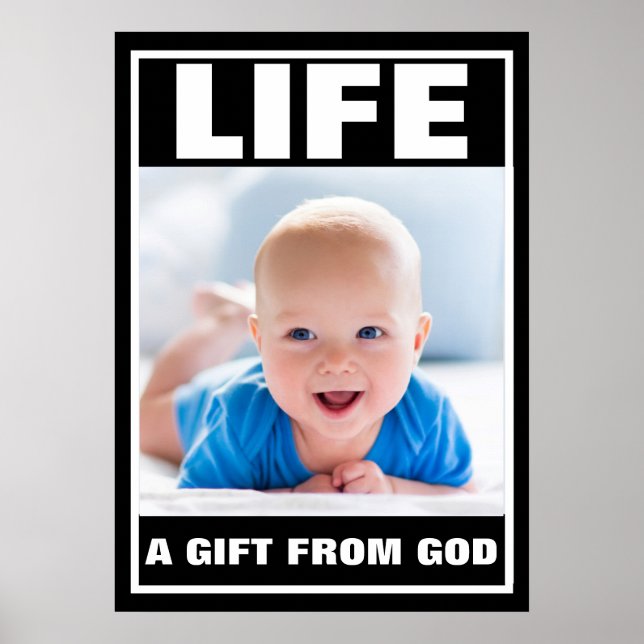 PRO-LIFE SMILING BABY LIFE POSTER (Frente)