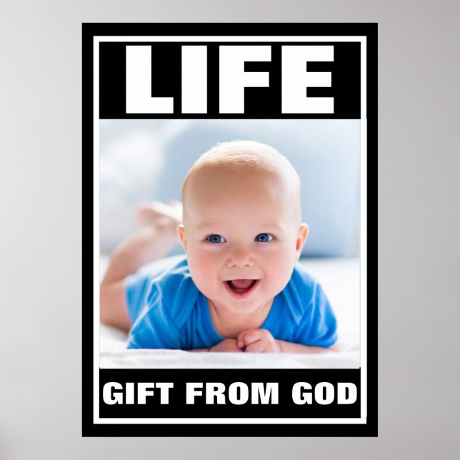 PRO-LIFE SMILING BABY LIFE POSTER (Frente)