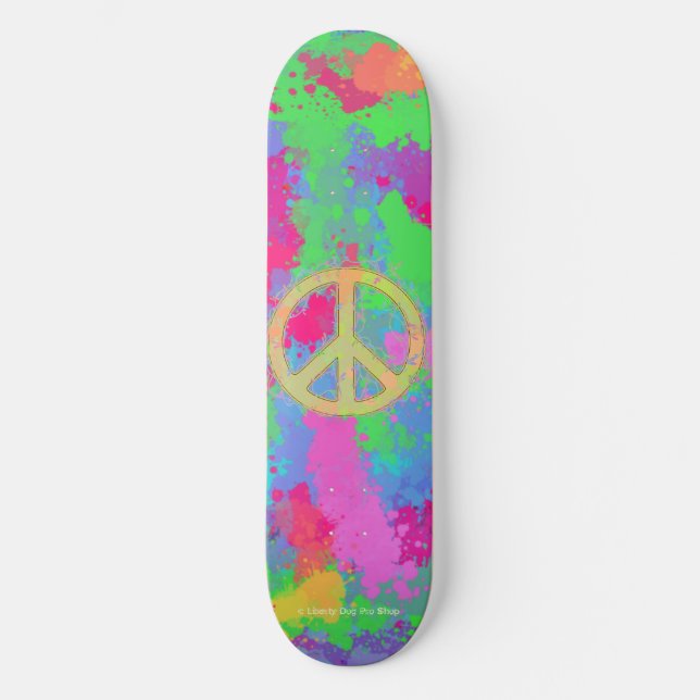 PRO PEACE SHREDDER SKATEBOARD - LIBERTY DOG PRO (Frente)