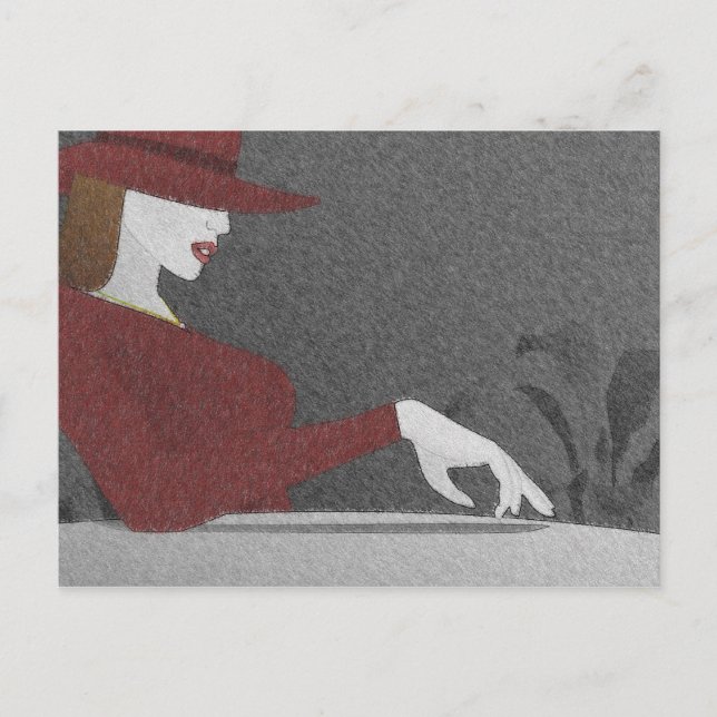 Problema aguarda-me 4 - Cartão postal (Frente)