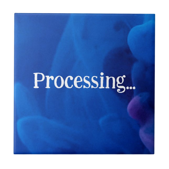 Processamento em Fundo Azul (Frente)