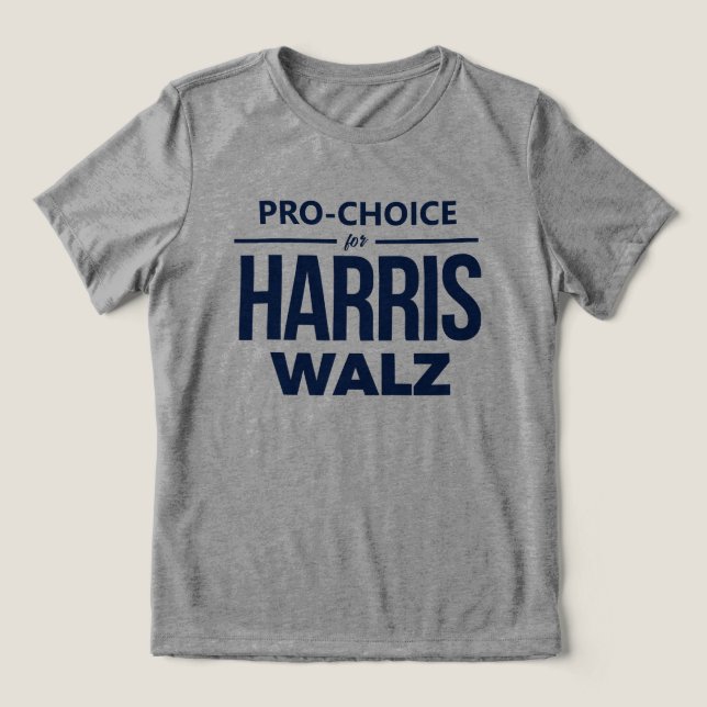 ProChoice para Harris Walz (Design frontal)