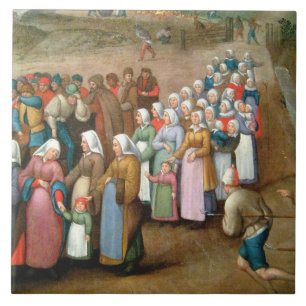 Procissão de Casamento Tradicional (Arte Vintage)