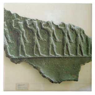 Procissão de guerreiros de Elamite, Susa, Irã,