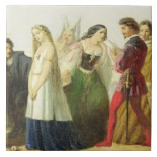 Procissão dos caráteres de Shakespeare (óleo so