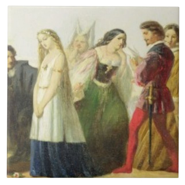 Procissão dos caráteres de Shakespeare (óleo sobre (Frente)