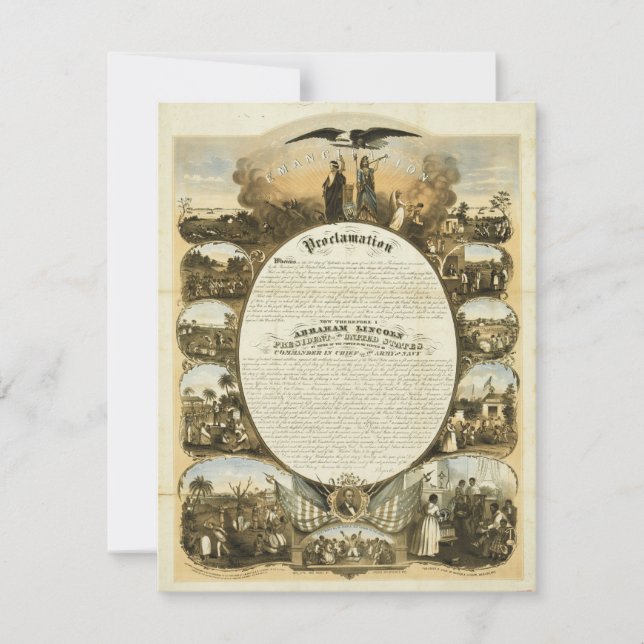 Proclamação de Emancipação por L. Lipman (Frente)