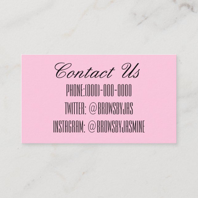 Procura cartão de visita (Verso)