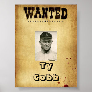 PROCURADO Ty Coob Impressão, Valor Poster Papel (M