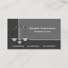 Procurador-Geral da cartão de visita de Justiça