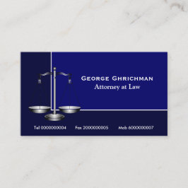 Procurador-Geral da cartão de visita de Justiça