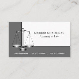 Procurador-Geral da cartão de visita de Justiça