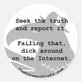 Procure o adesivo da Verdade