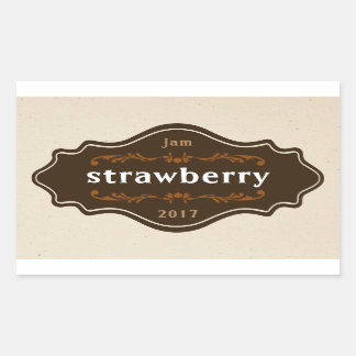 Produto caseiro marmalade com etiqueta de comida d