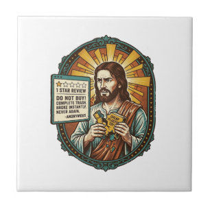 Produto de revisão de Jesus Influenciador Ruim Fal