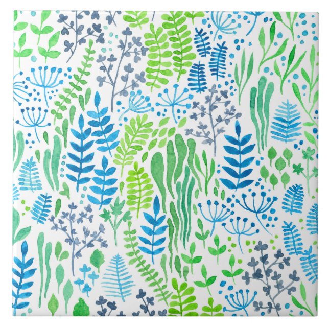 Produto floral de aquarela branco (Frente)