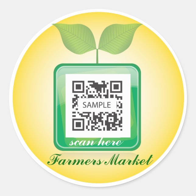 Produto Fresco de Modelo de adesivo (Frente)