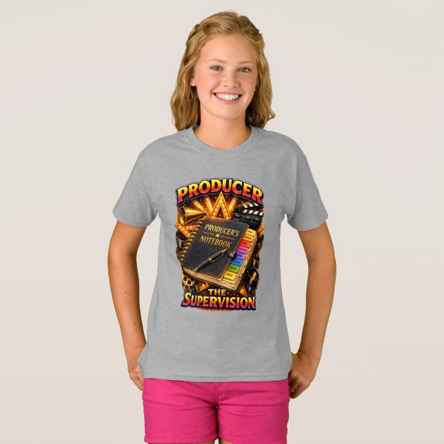 Produtor - A Camiseta da Supervisão da Garota (Frente Completa)