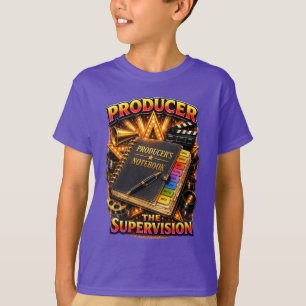 Produtor - O Garoto da Supervisão Camiseta Escura