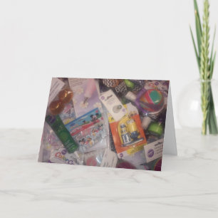 "Produtos de aniversário" Cartão de aniversário