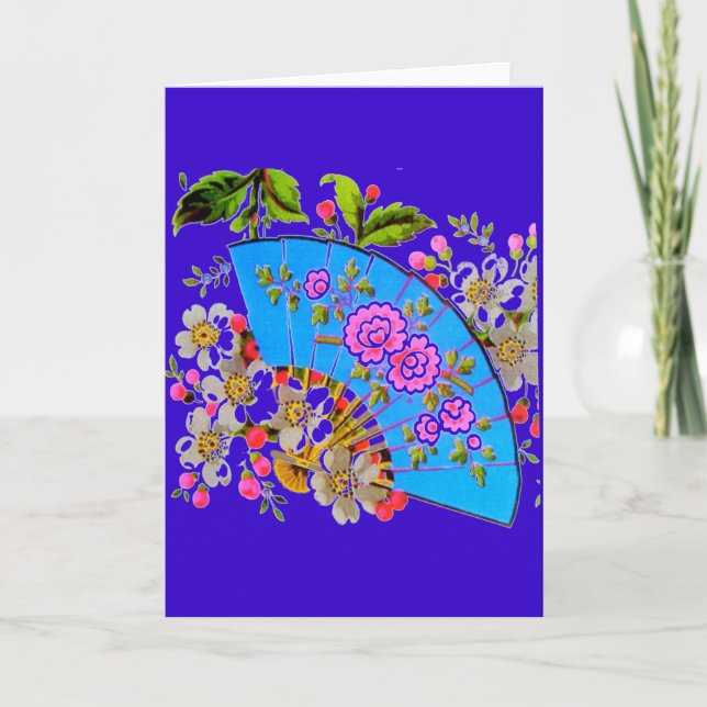 Produtos de Modelo azul do ventilador chinês (Frente)