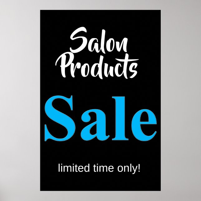 Produtos de Salão de Beleza em Promoção Pôsteres d (Frente)