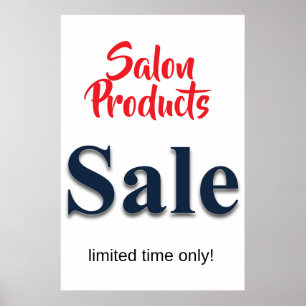 Produtos de Salão de Beleza em Promoção Pôsteres d