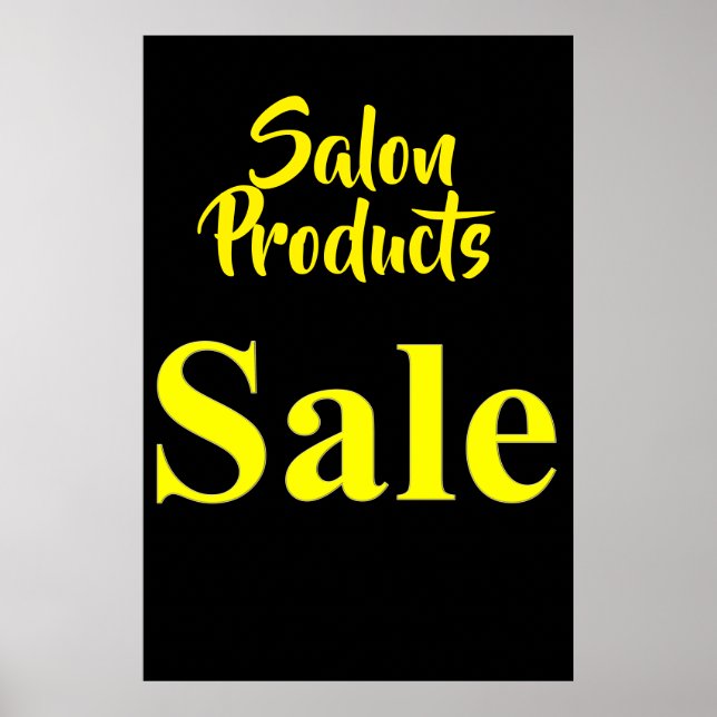 Produtos de Salão de Beleza em Promoção Pôsteres d (Frente)
