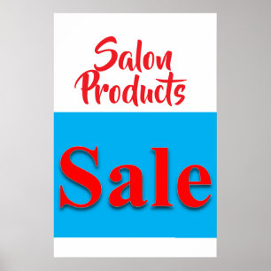 Produtos de Salão de Beleza em Promoção Pôsteres d