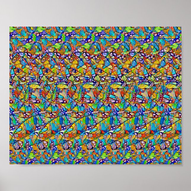 Produtos do mar - impressão 3D oculto (Frente)