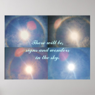 PROFECIA BÍLICA, SINAIS E poster DE MARAVILHAS